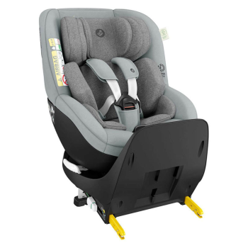 Image showing the Mica Pro Eco i-Size Baby & Toddler Car Seat with 360° Rotation & Recycled Fabrics, from Birth, Authentic Grey product.