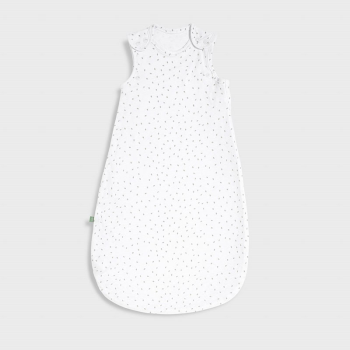 Image showing the Organic Baby Sleeping Bag, 1.0 TOG, 0 - 6 Months, White Rice product.