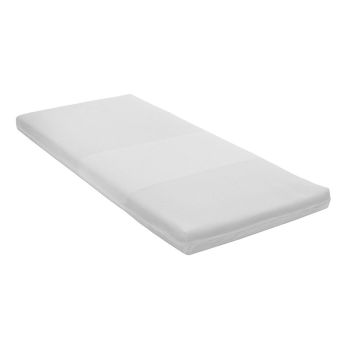 Image showing the Babysafe Fibre & Pocket Spring Cot Bed Mattress, 132 x 70 x 10cm, White product.