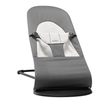 Image showing the Balance Soft Bouncer, Cotton/Jersey, Dark Grey/Grey product.