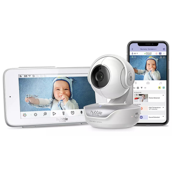 Image showing the Nursery Pal Deluxe Smart Digital Video Baby Monitor, 5", White product.