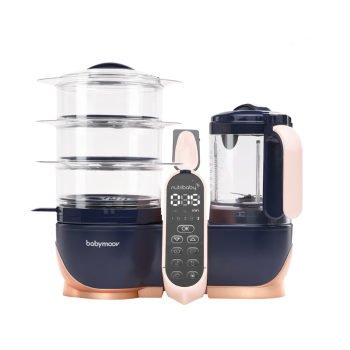 Image showing the Nutribaby Extra Large 5-in-1 Baby Food Maker, Blue product.