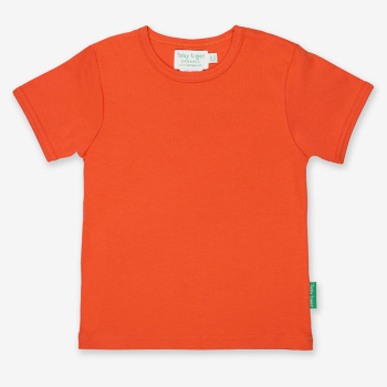 Image showing the Basic Organic Cotton T-Shirt, 3 - 6 Months, Orange product.
