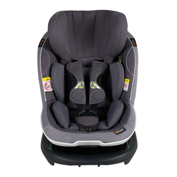 Image showing the iZi Modular A X1 i-Size Baby & Toddler Car Seat with Active Retract Harness - from 6 Months, Metallic Mélange product.