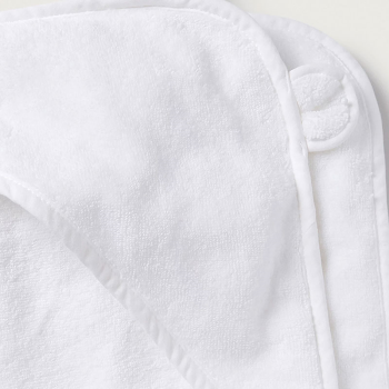Image showing the Hydrocotton Hooded Towel, 76 x 76cm, White product.