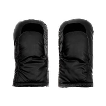 Image showing the Eco Stroller Mittens, Matt Black product.