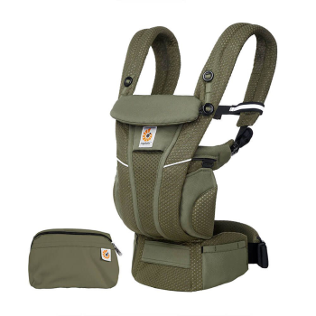 Image showing the Omni Breeze Baby Carrier, Olive Green product.