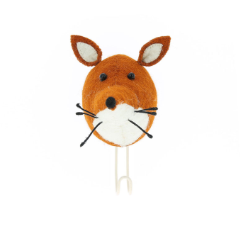 Image showing the Fox Head Coat & Wall Hook, Orange product.