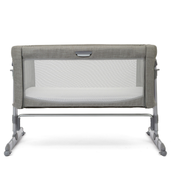 Image showing the Roomie Glide Bedside Crib With Gliding Function, Foggy Grey product.