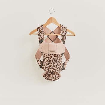 Image showing the Mini Baby Carrier, Cotton, Beige/Leopard product.