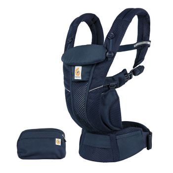 Image showing the Omni Breeze Baby Carrier, Midnight Blue product.