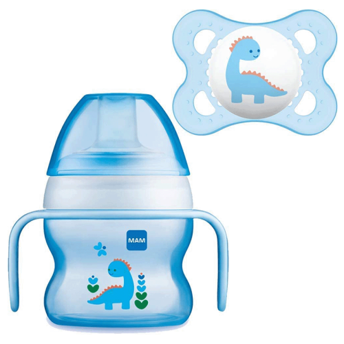 Image showing the Starter Sippy Cup with Dummy, 0+ Months, Blue product.