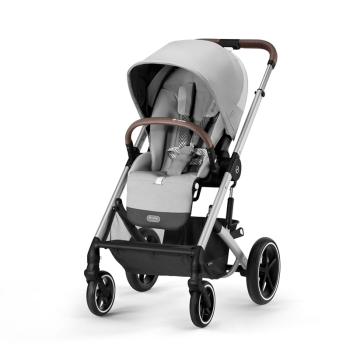 Image showing the Balios S Lux Pushchair, Silver/Lava Grey product.