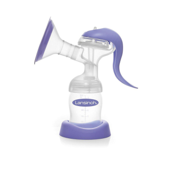 Image showing the Manual Breast Pump, Purple product.