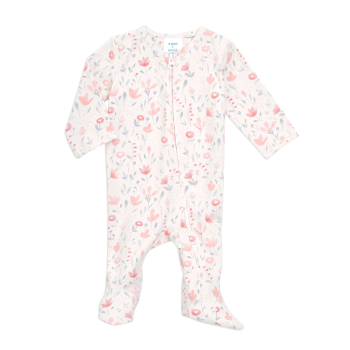 Image showing the Boutique Comfort Knit Footie Babygrow, 0 - 3 Months, Perennial product.