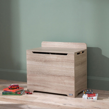 Image showing the Modena Toy Storage Box, Oak product.