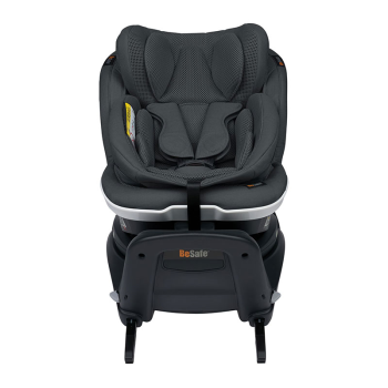 Image showing the iZi Twist B i-Size Baby & Toddler Car Seat with Side Twist Rotation - from Birth, Anthracite Mesh product.