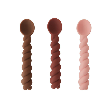 Image showing the Mellow Pack of 3 Spoons, Nutmeg / Rose / Choko product.