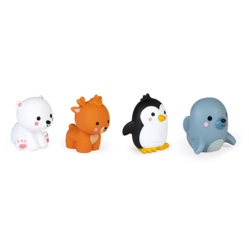 Image showing the Pack of 4 Creatures Squirters Bath Toys, Multi product.