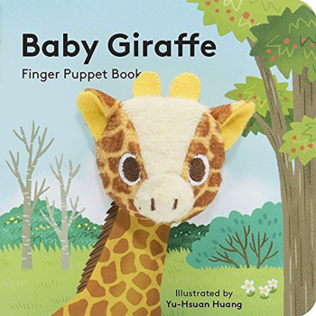 Image showing the Baby Giraffe Finger Puppet Book product.