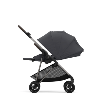 Image showing the Melio Compact Pushchair, Monument Grey product.