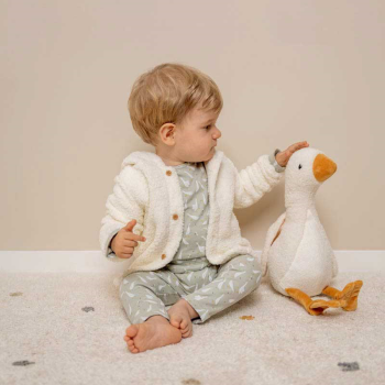 Image showing the Little Goose Trousers, Newborn, Olive product.