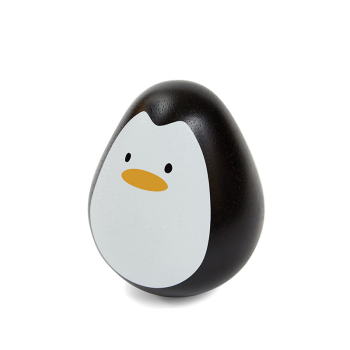 Image showing the Sensory Penguin Tumbling Toy, Black/White product.