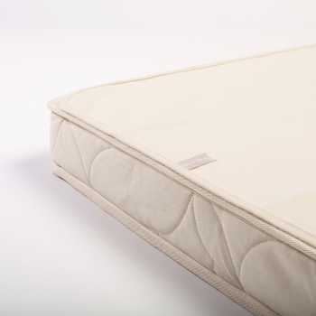 Image showing the Waterproof Cot Mattress Protector, W60 x L120cm, Natural product.