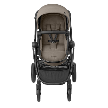 Image showing the Zelia3 Luxe Pushchair With Integrated Carrycot, Twillic Truffle product.