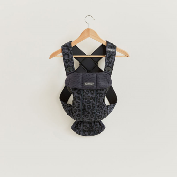 Image showing the Mini Baby Carrier, 3D Mesh, Anthracite Leopard product.