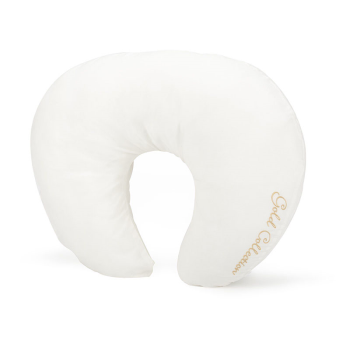 Image showing the GOTS Organic Cotton Feeding And Infant Support Pillow, White product.