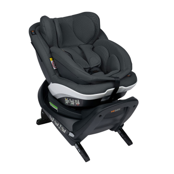 Image showing the iZi Twist B i-Size Baby & Toddler Car Seat with Side Twist Rotation - from Birth, Anthracite Mesh product.