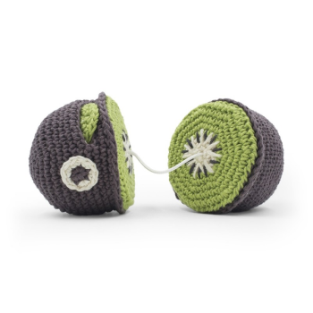 Image showing the Lilly Kiwi Crochet Vibrating Soothing Toy, Brown product.