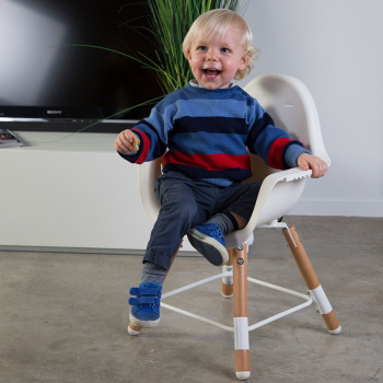 Image showing the Evolu 2 High Chair, White product.