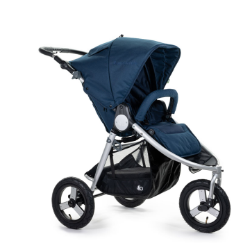 Image showing the Indie All Terrain Three Wheel Eco Pushchair with Recycled Materials, Maritime Blue product.