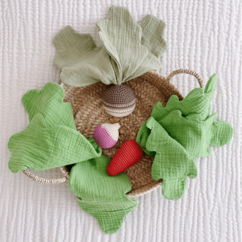 Image showing the Radish Crochet Comforter, Green product.