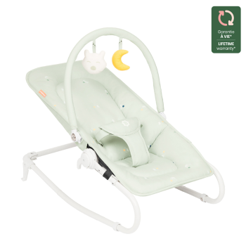 Image showing the Buddy Baby Bouncer & Rocker, Light Green product.