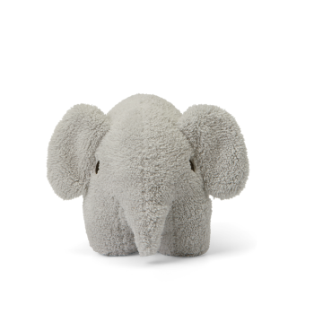 Image showing the Elephant Terry Soft Toy, 21cm, Light Grey product.
