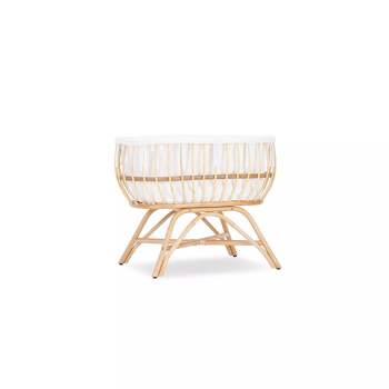Image showing the Aria Rattan Crib, Rattan product.
