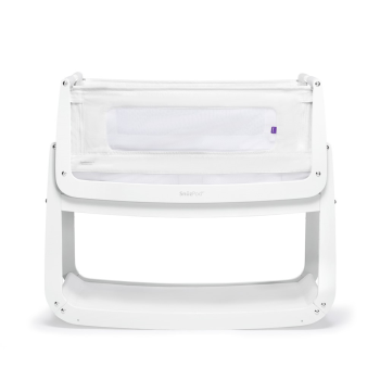 Image showing the SnuzPod4 Bedside Crib incl. Mattress, White product.
