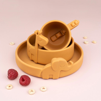 Image showing the Raffi Peekaboo Bowl, Mustard product.