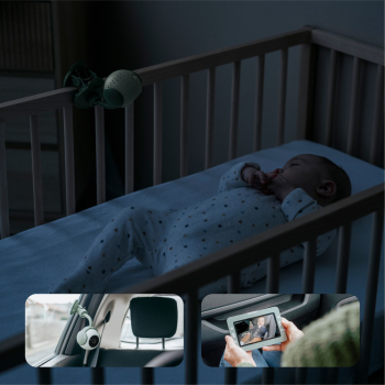 Image showing the Yoo Go Plus Additional Baby Monitor Transmitter, White product.