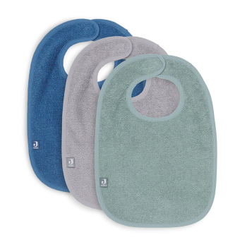 Image showing the Pack of 3 Terry Bibs, Multi product.