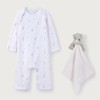 Image showing the Ballerina Suitcase Gift Set, 0 - 3 Months, White product.