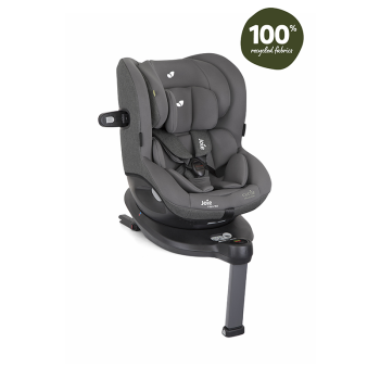 Image showing the i-Spin 360 Cycle Baby & Toddler Car Seat with 360° Rotation & Recycled Fabrics, Shell Grey product.