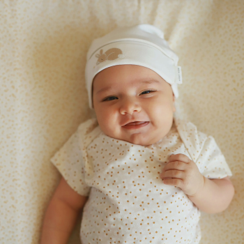 Image showing the Bunny Embroidered Jersey Hat, 0 - 3 Months product.