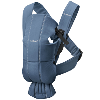Image showing the Mini Baby Carrier, Cotton, Vintage Indigo product.