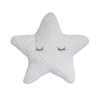 Image showing the Windy Star Cushion, White product.