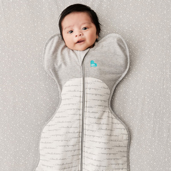 Image showing the Stage 1, Warm Swaddle Sleeping Bag, 2.5 Tog, 1 - 3 Months, White (Dreamer) product.