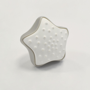 Image showing the Wishy 3 in 1 Star Bath Toy, White/Grey product.